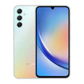 (Refurbished) Silver - Galaxy Smartphone Unlocked Awesome SIM LTE) Android 128GB 5G A346M Dual (Latin GSM Restored Compatible Variant/US A34