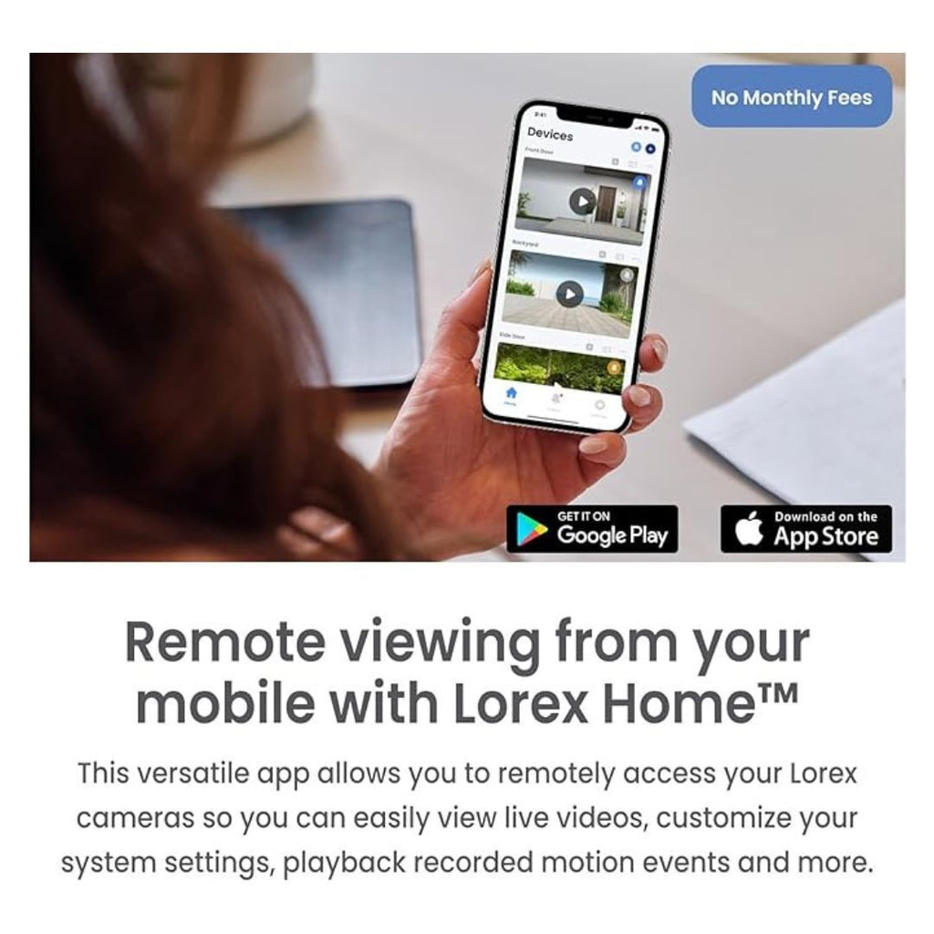 DVR and with 2TB 4K Wired Deterrence, Motion Compatibility and Capable 12 Smart Home Smart Detection, Fusion Camera 4 8 Active Lorex Wi-Fi