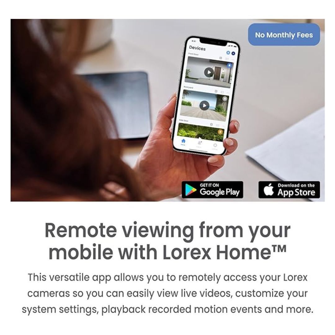 DVR and with 2TB 4K Wired Deterrence, Motion Compatibility and Capable 12 Smart Home Smart Detection, Fusion Camera 4 8 Active Lorex Wi-Fi