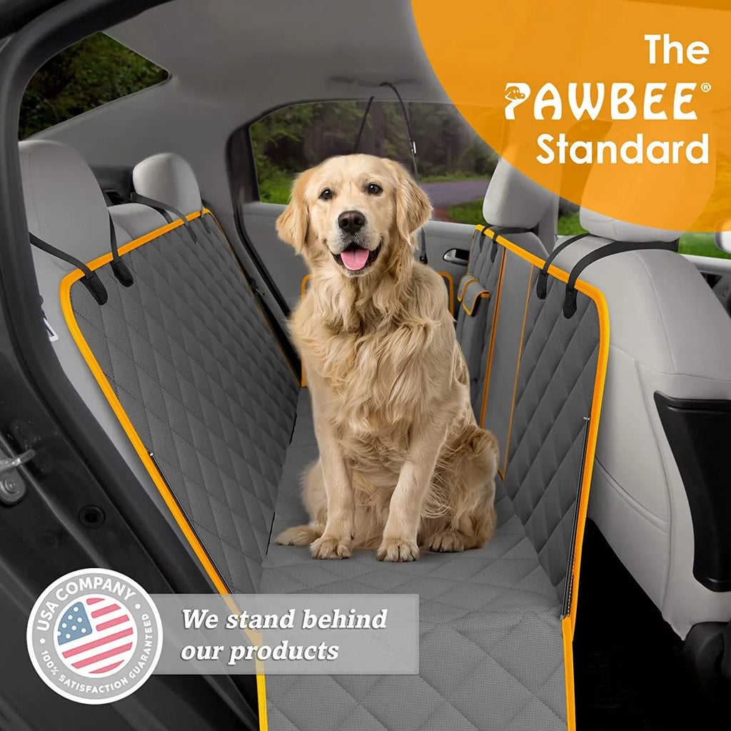 Scratchproof Hammock Front Belt & Seat PAWBEE Dog – for Cover for Trucks Dogs Seat Seat Mesh with Covers Car Window & Nonslip Seat Waterproof with Cars SUV, Car – – for Bonus Dog Covers Car Dogs Car