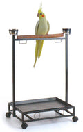 Large Bowls Cockatiels Natural Deluxe Ground Parrot Rolling Bird Stainless Play Perch Wood Stand Play Stand Gym Steel Play