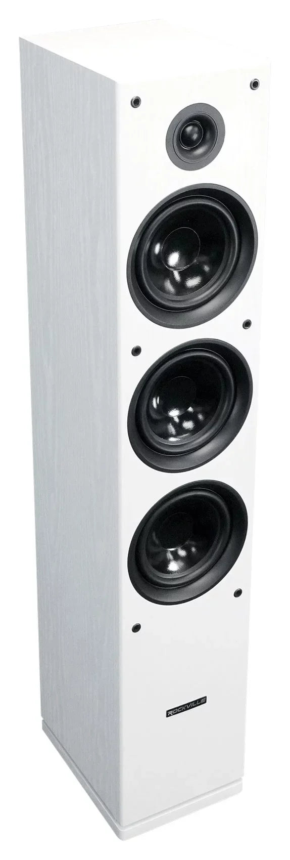 Home Tower Audio 8 Ohm (2) 68W Passive White Rockville RockTower Speakers