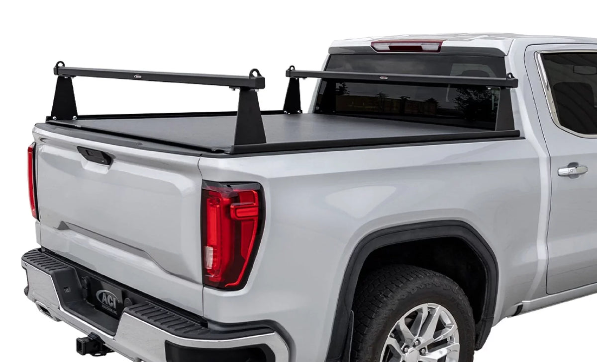 2015-2022 Canyon Black Aluminum F4020082 Colorado Fits Racks Truck GMC M-series Matte Fits Bed ADARAC Chevrolet 6'