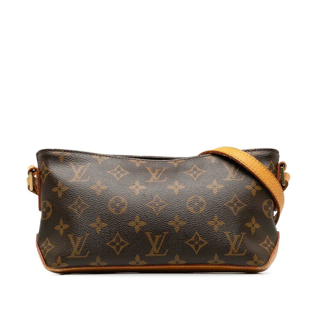 Unisex Trotteur (Good) Pre-Owned Brown Bag Canvas Monogram Authenticated Crossbody
