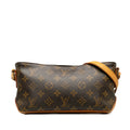 Unisex Trotteur (Good) Pre-Owned Brown Bag Canvas Monogram Authenticated Crossbody