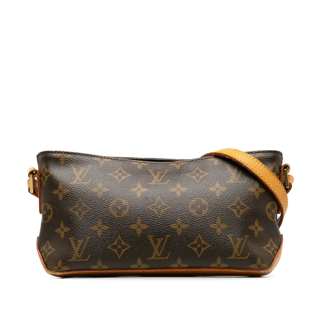 Unisex Trotteur (Good) Pre-Owned Brown Bag Canvas Monogram Authenticated Crossbody