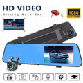 Mirror Camera Dual Rearview Car Video Dash DVR Front 1080P Rear Cam HD Recorder