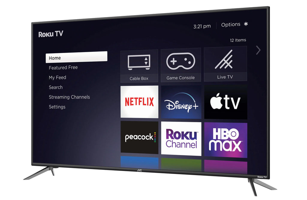 Roku Quantum QLED Class 4K UHD LT-58MAW804 Series JVC Smart 58" TV