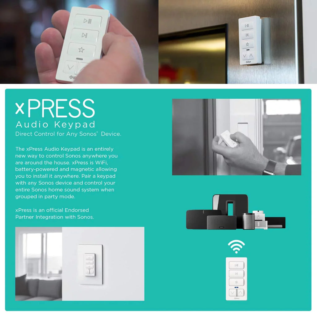 White Keypad Audio iPort xPRESS 70800