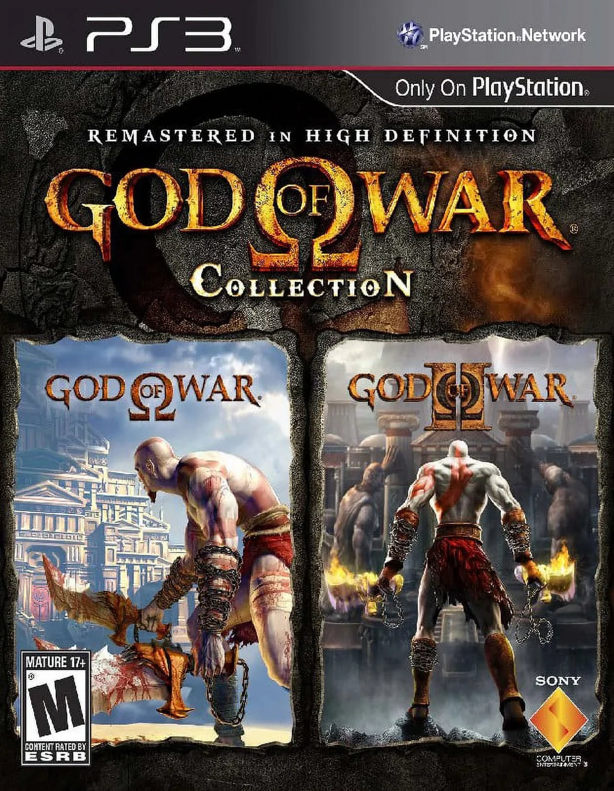 War 3, Fighting of Game 2009) (Refurbished) God Collection ( Restored PlayStation