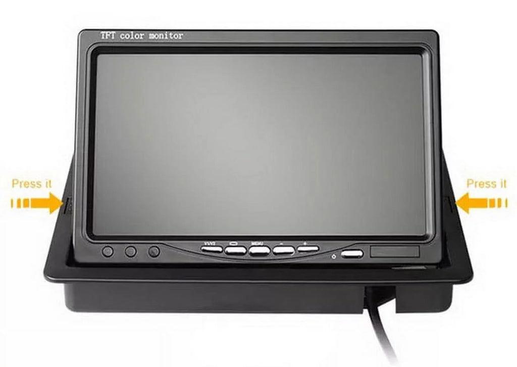 cable 18 Night parking for Monitor IR with Van LED RV system Bus reverse feet Car Vision+32 Truck TFT 12V/24V camera 7inch Car LCD