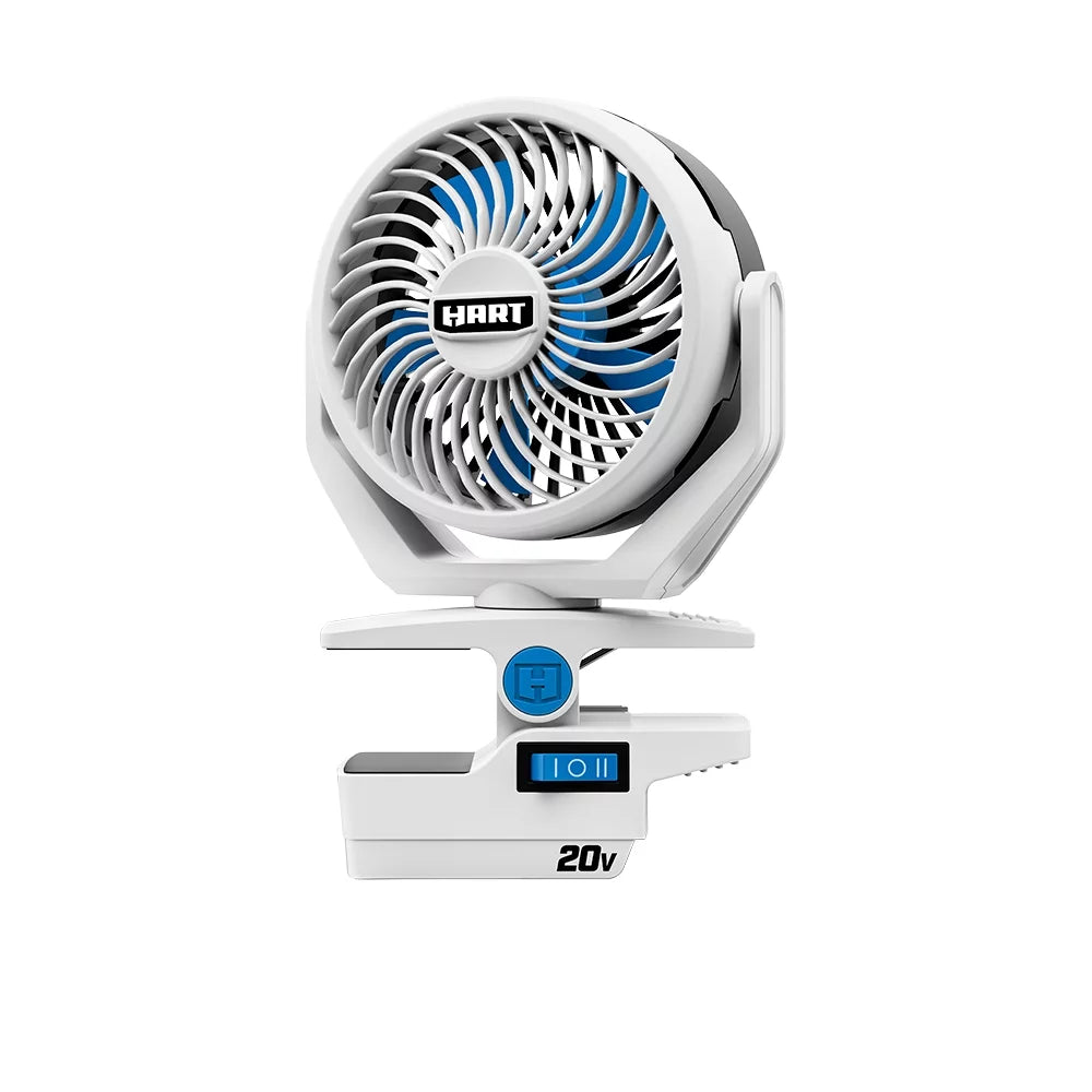 not (Battery HART Clamp 20-Volt Fan 4-Inch Included)