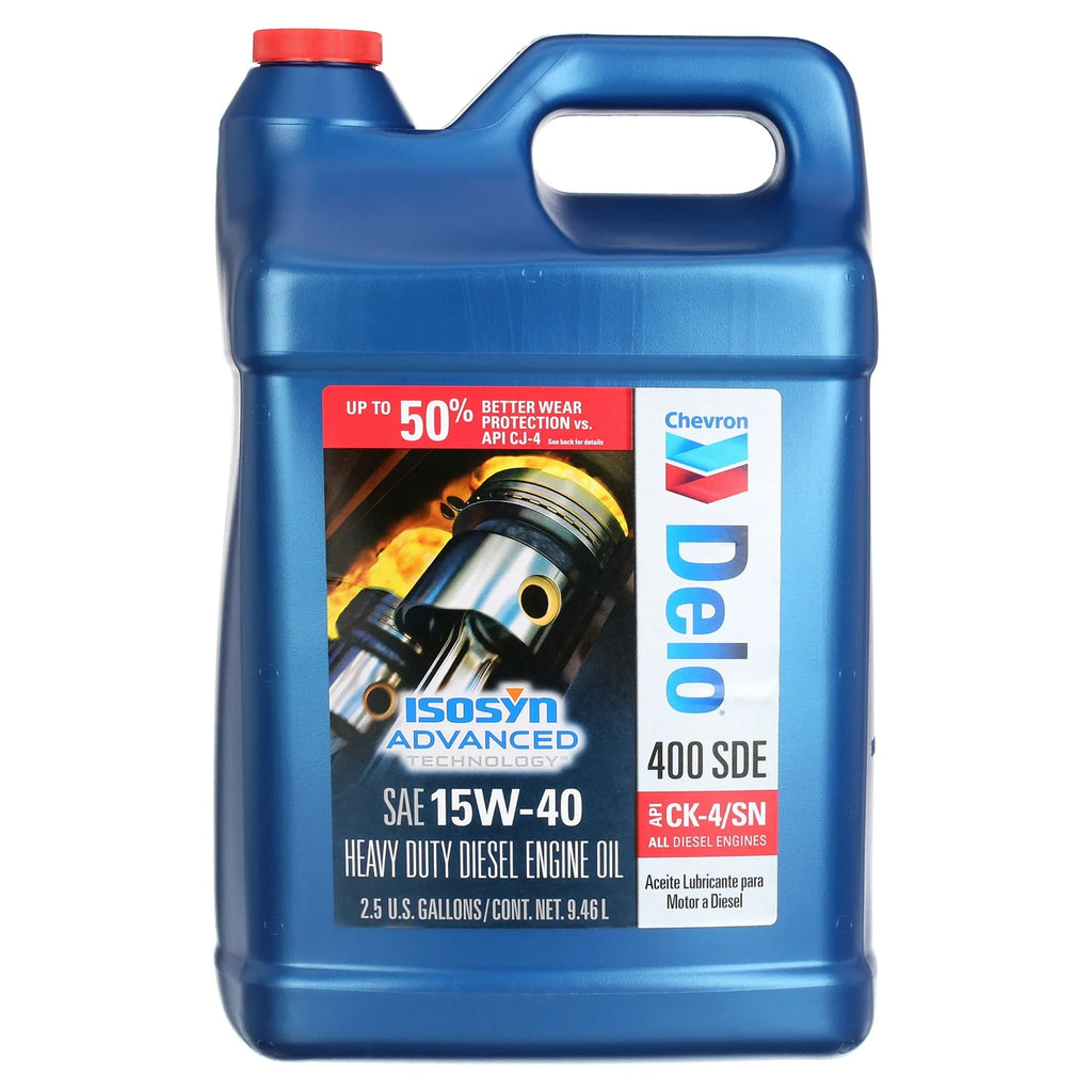 Duty CK-4 Delo Gallons 2.5 SDE Oil, Heavy Chevron 15W-40 400 Motor Diesel
