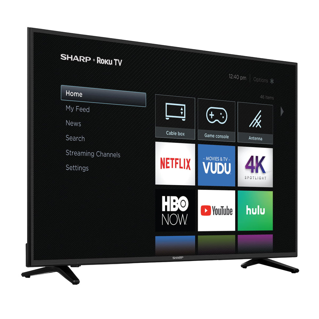 (58Q7330U) 58" Sharp Class LED Roku Smart 4K HDR (2160P) Ultra TV HD