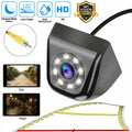 Night Vision Reverse Rear View Parking Waterproof HD 8LED Car Camera Backup 170°