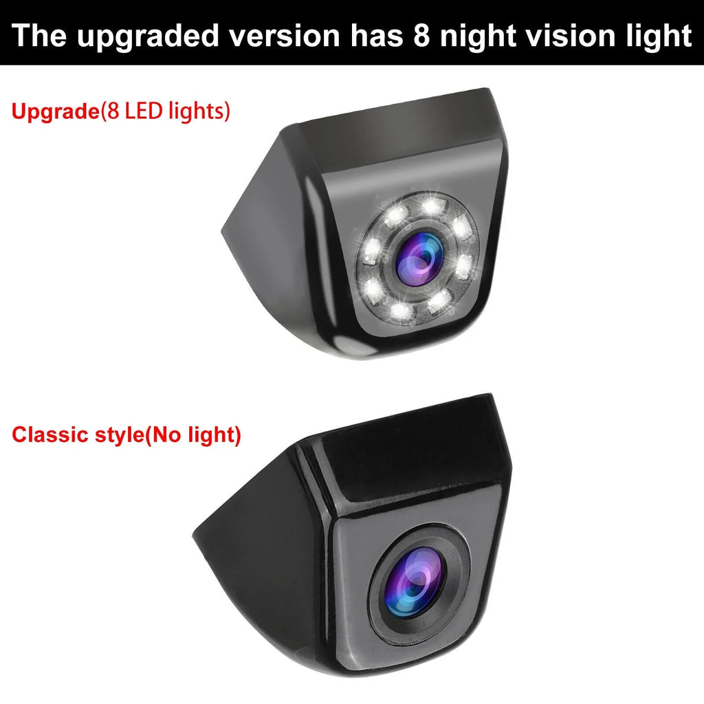 Night Vision Reverse Rear View Parking Waterproof HD 8LED Car Camera Backup 170°