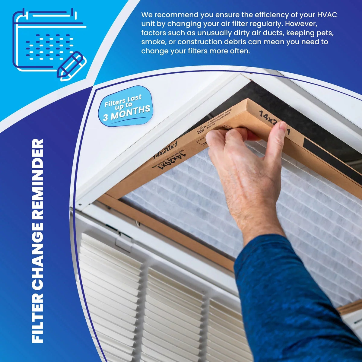 Reduction 14x20x1 Accumulair Titanium Filters Pack) Air (4 Allergen