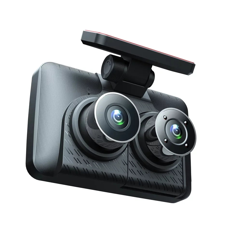 Rearview 4in Recorder Clear Dash Mirror Cameras 3 Camcorder Auto Car Safety Cam Andoer Angle Recording Driving Video Camera Wide Car Recorder Car