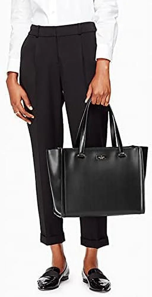 Kate Leather Vita Handbag, York Regatta Spade New Court Black
