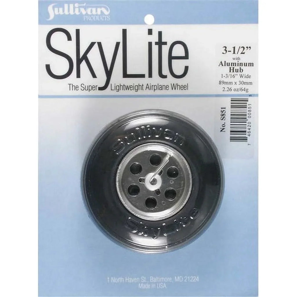 Products (1) w/Aluminum Sullivan Hub 851 3-1/2 Sullivan inch Wheels SkyLite