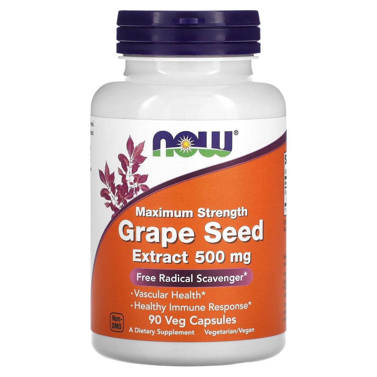 mg, by Strength 90 Extract, Seed Veg Grape 500 Capsules, Maximum Now