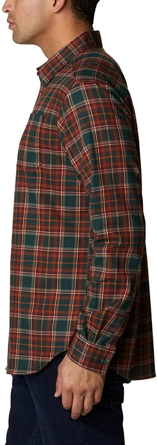X-Large Mens Columbia Ridge Spruce III Cs Vapor Shirt Long Tartan Sleeve