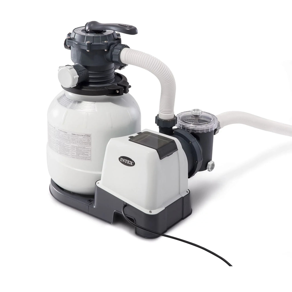 & with Ultra 18' Robot Intex XTR 52" Pump Above Vacuum Set Pool Ground x