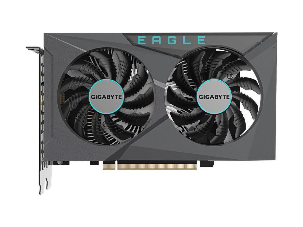 GIGABYTE Video Graphics Card GV-N3050EAGLE GDDR6, WINDFORCE GDDR6 GeForce OC Card, Fans, OC-6GD 6G 3050 2x RTX 6GB EAGLE 96-bit