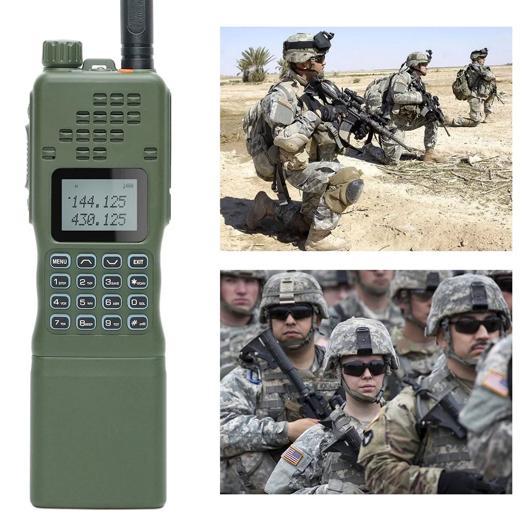 Cable mic,18.8 Programming Bag with Rechargeable Cable,AR-152 Antenna,USB AR-152 Long inch ABBREE&BaofengAR-152 Way Range Walkie Foldable Charger Radio and Kit Talkie 10W Full Tactical Shoulder Two