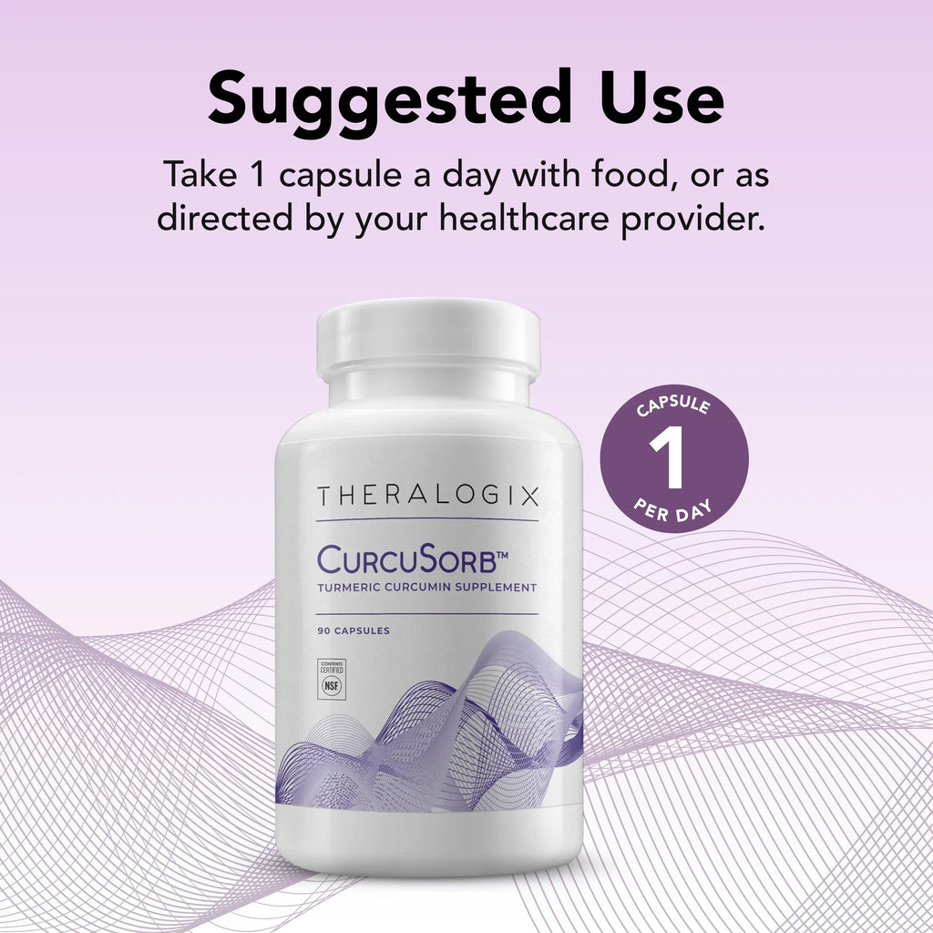 Curcumin Turmeric Supply), Supplement Turmeric Absorption Complex (90-Day High Theralogix CurcuSorb