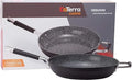 DaTerra Stick Pan, Made Italian Ceramic | Chefs Skillet Nonstick Baking Sauté Searing, Pan Cucina and Non Professional More Nonstick Cooking, Sizzling, Pan, Inch Pan Frying for 13 Pan