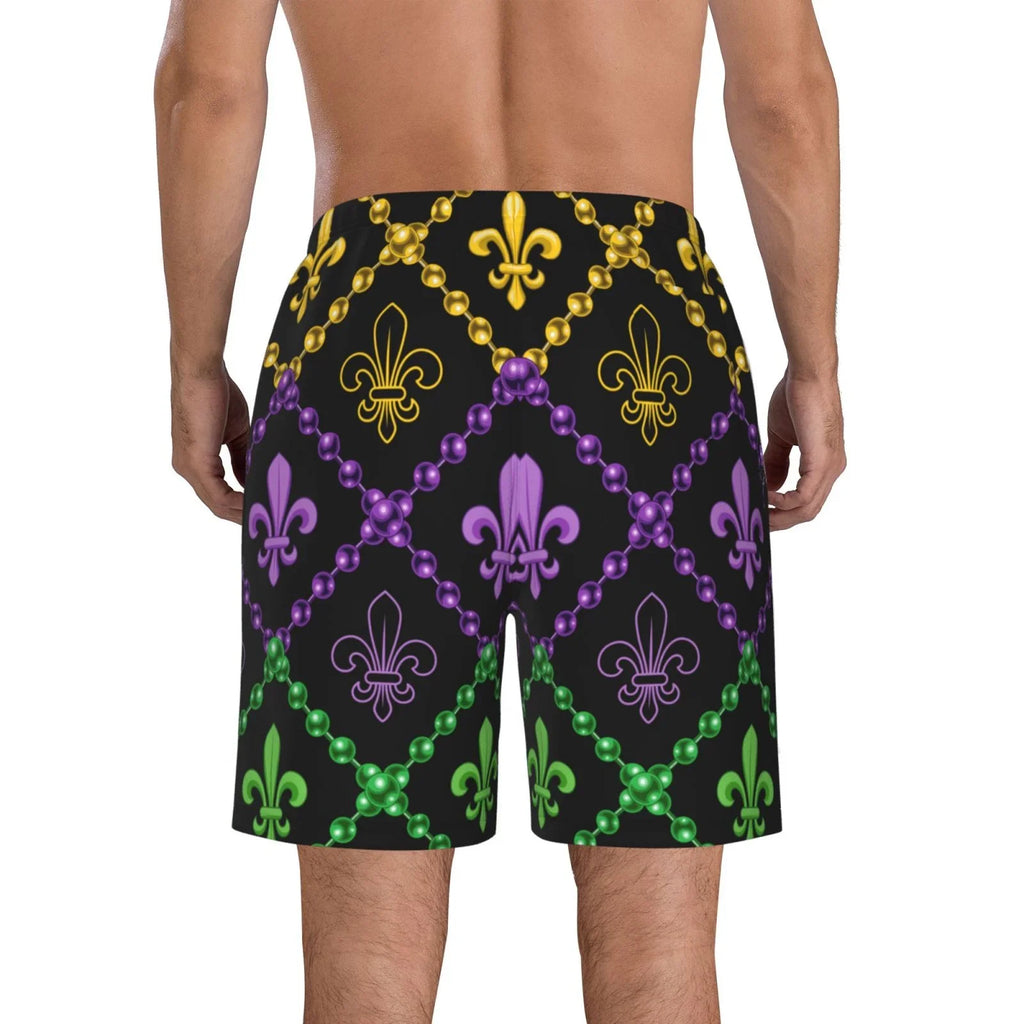 Swim Funny Dry Beach Gra With Shorts Trunks Swim Lukts Geometric Shorts Quick Mardi Mens