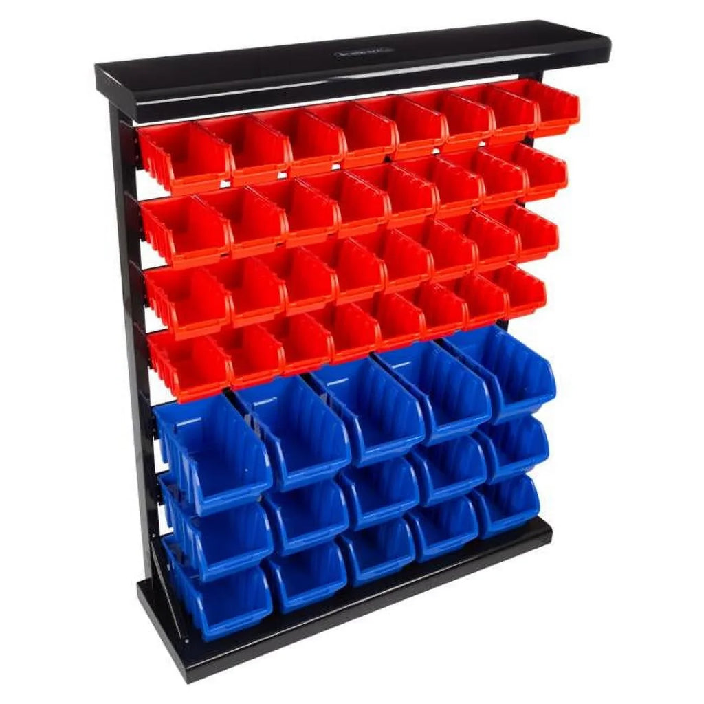 Organizer-Wall Mountable Drawers with 75-ST6079 Storage 47 Tools Rack Stalwart Container Bin Removeable for