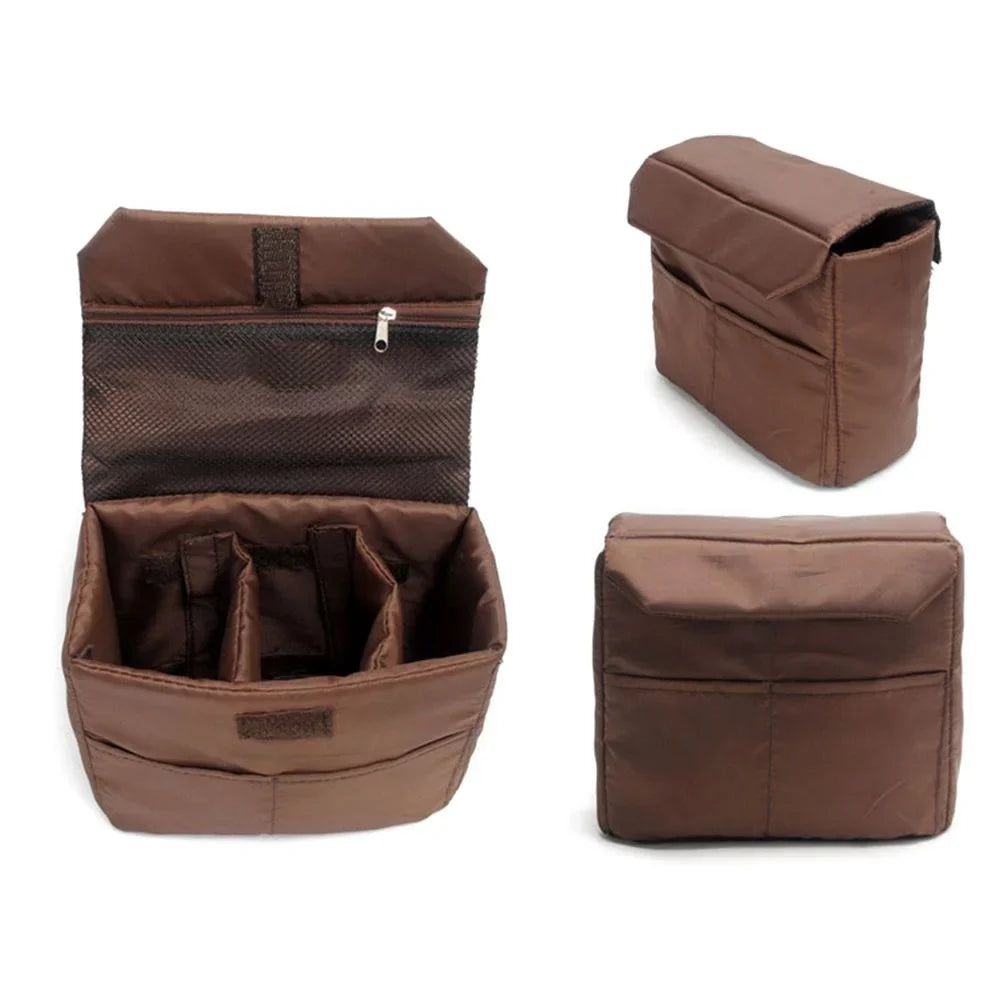 Protective DSLR Camera Cover Bag Canon For SLR Camera COFFEE Waterproof Micro Photography Convenient Camera Case Video