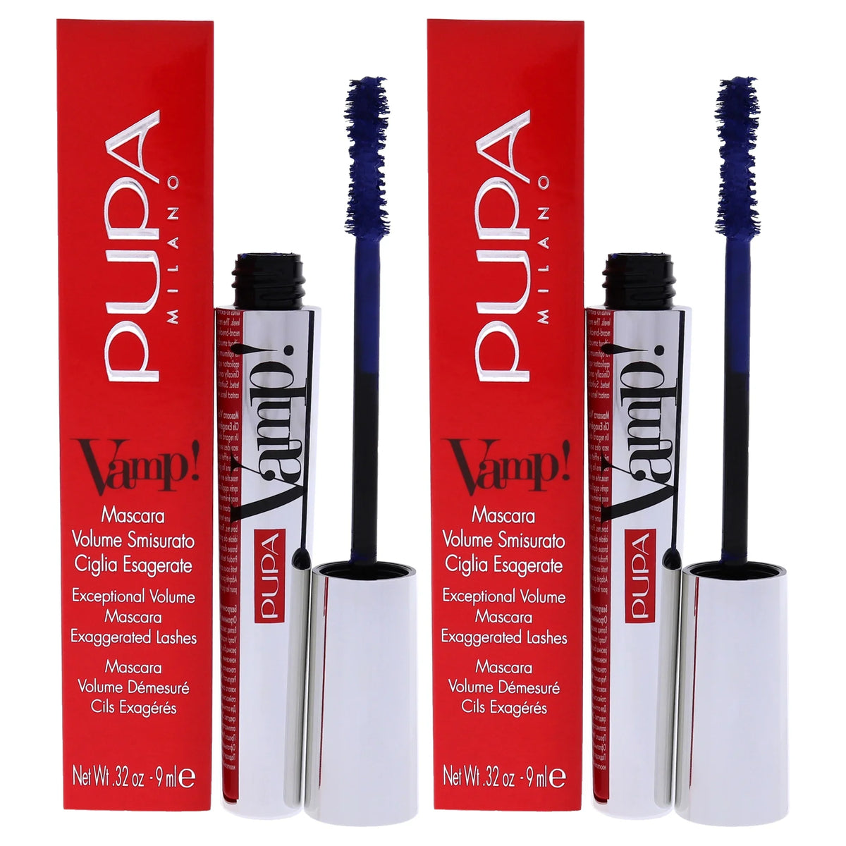 0.32 Pack Vamp! Milano - Mascara Night 300 - 2 oz Deep Mascara of Pupa ,
