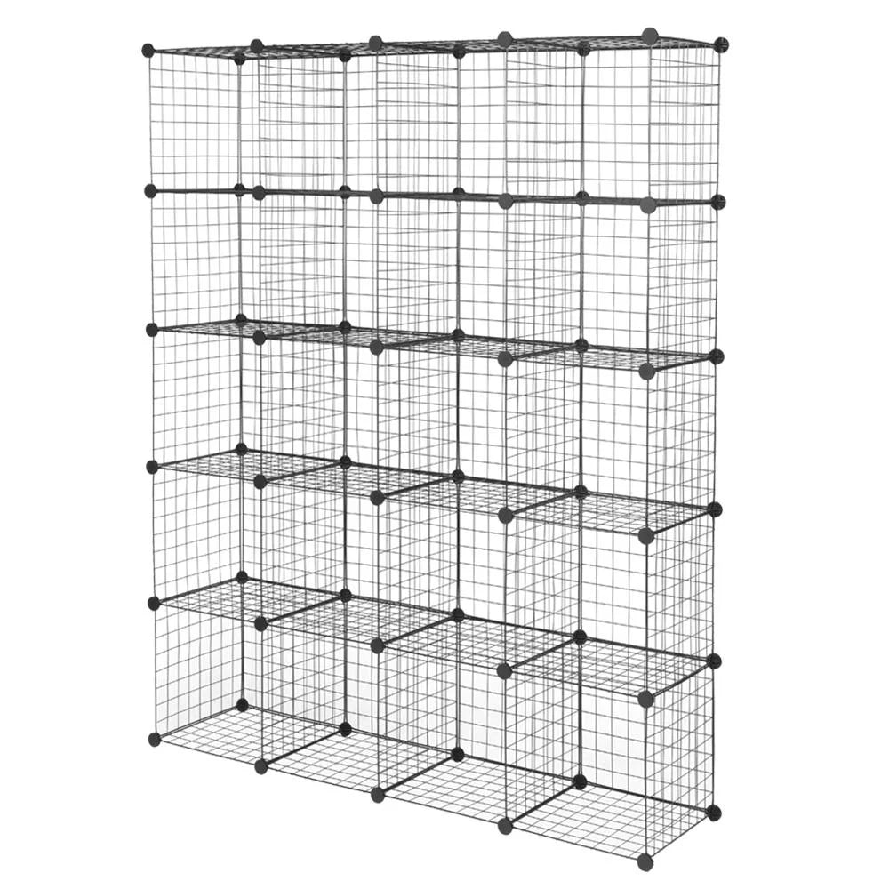 20-Cube Stackable Shelves Storage Winado Multifunctional Design Organizer Plastic