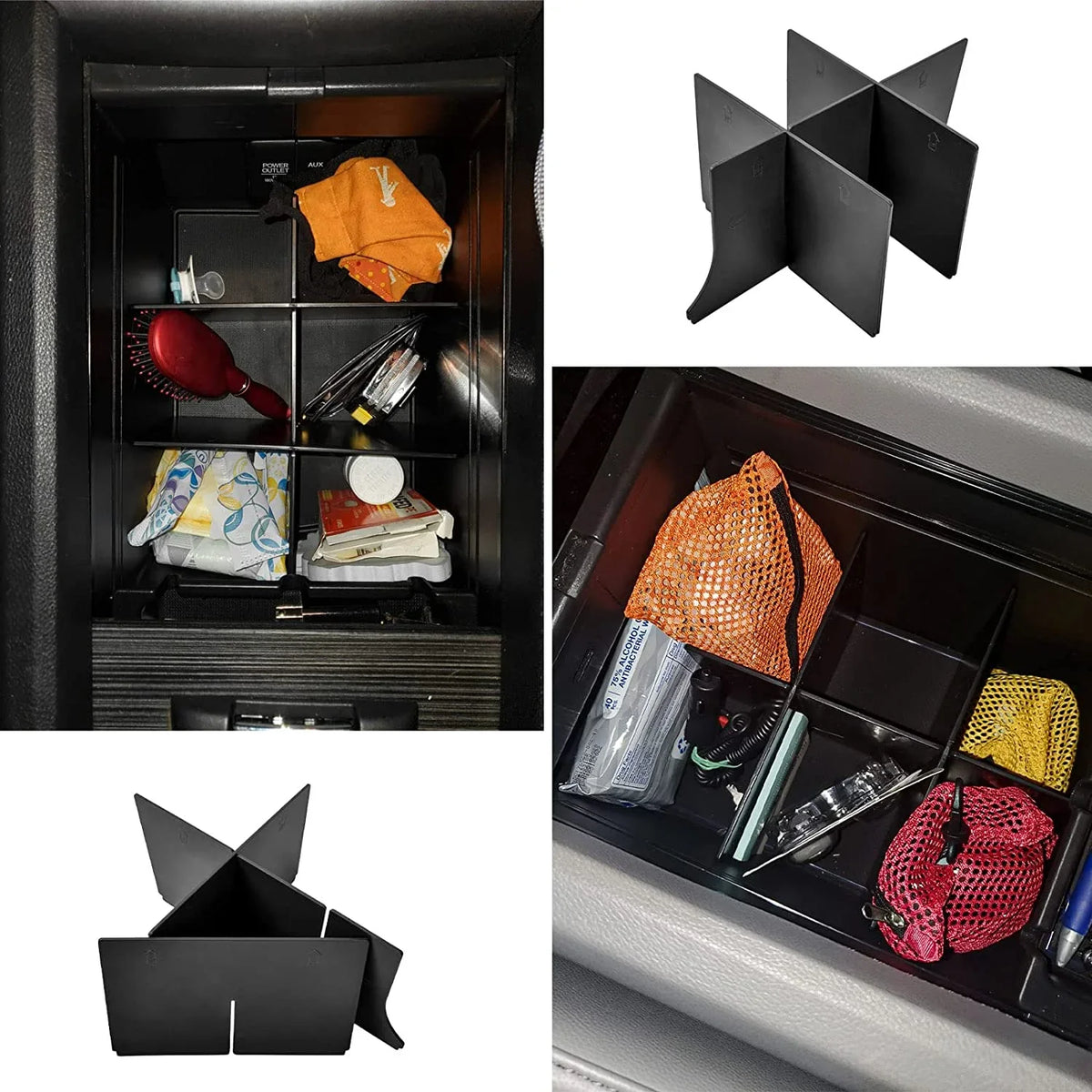 Console Honda Passport Compatible with 2017-2023/ 2022/ Center Console - 2021 2019-2023 Pilot Ridgeline Accessories 2020 2016-2019 Insert Organizer EDBETOS