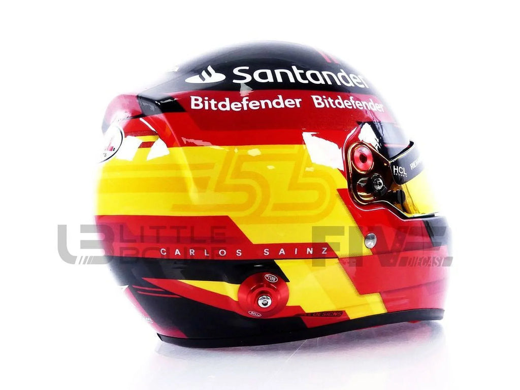 1/2 - Carlos HELMET MINI F1 2023 Jr Ferrari - Sainz CASQUE
