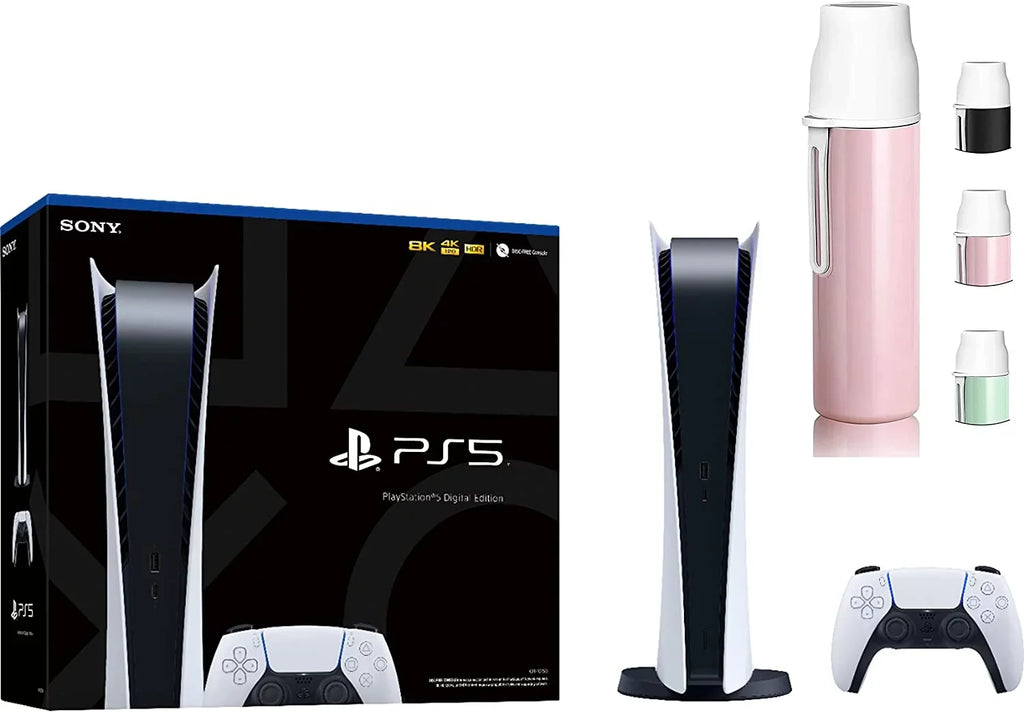 825GB 8K Playstation 6, 1 Wireless Bottle - 120Hz + GDDR6, Edition Digital Console Storage, Gaming liquid SSD Random Output 5 WiFi - Color Controller PS5 16GB
