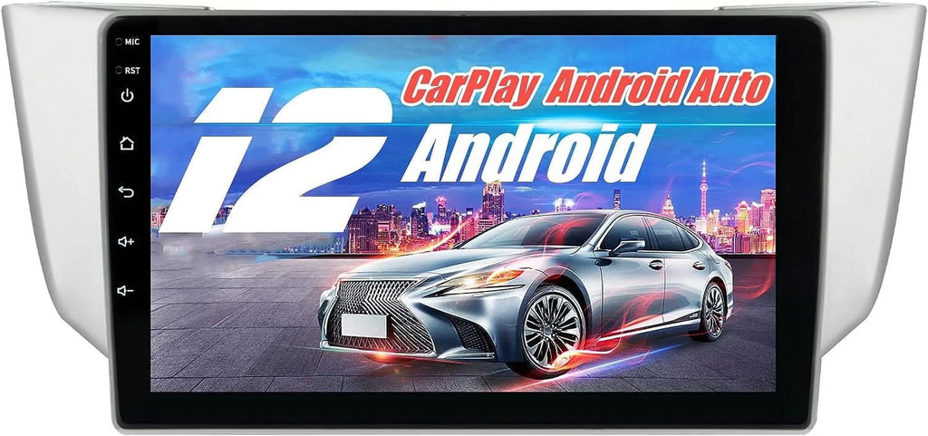 Toyota Carplay + RX330 Android Car RX350 Lexus SWC/Wired GPS/FM/WiFi/USB, RX400H for Lexus 32GB RX300 Car Radio Harrier 2GB 12 with Auto Support 2003-2009,Android Stereo