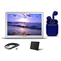 Certified Express Day Case, 13.3-inch MacBook Airbuds Bluetooth/Wireless RAM Intel 8GB Black Air Wireless By SSD Bundle: Restored 128GB Mouse, 2 i5 (Refurbished) Core