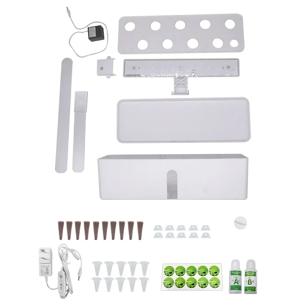 9 Indoor Home Growing Lights Kit Garden Office Hydroponics LED Height with System Adjustable moobody Pods for Smart Kitchen