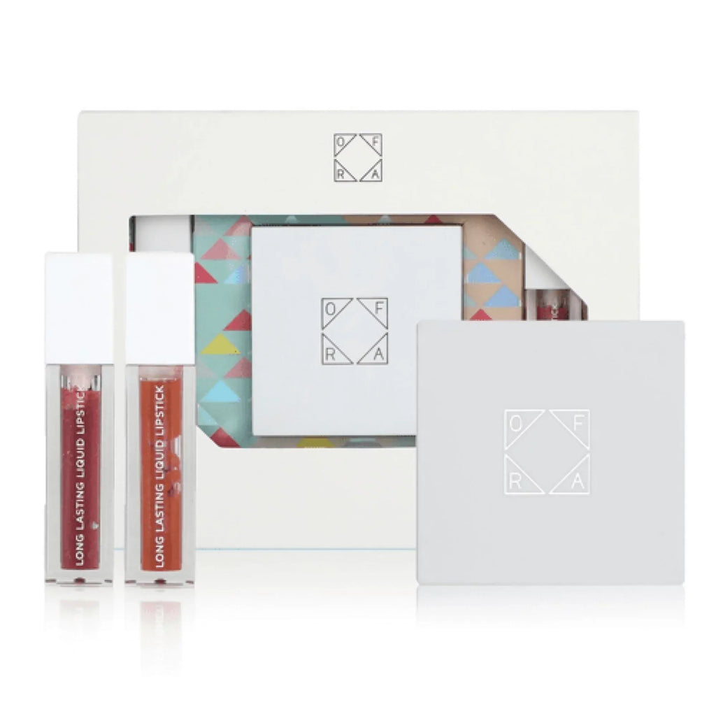 Set - piece - 3 & OFRA Winter Lipstick set Highlighter Holiday Heatwave -