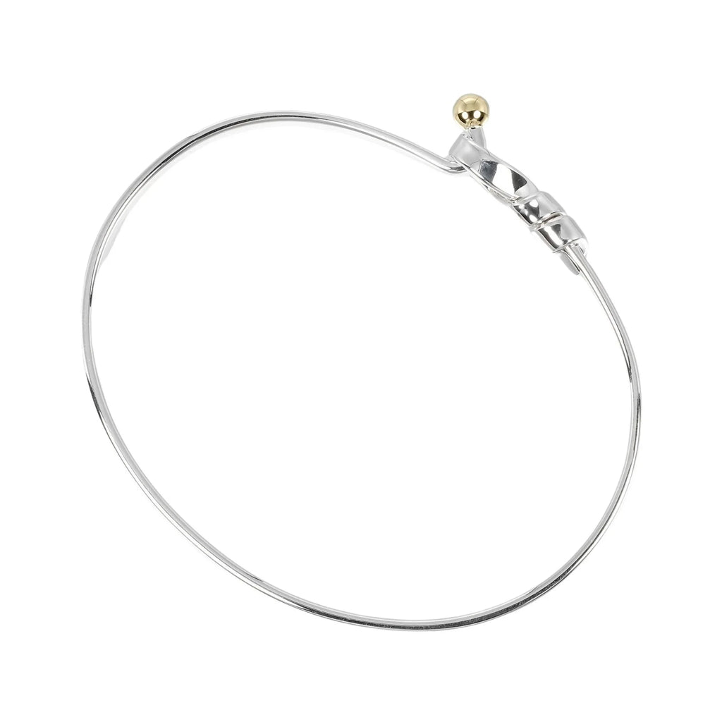 Tiffany Bracelet, 925 I132724015 Knot Silver, & Gold, (Good) Love 9.15g 18K Approx. Co. Pre-Owned