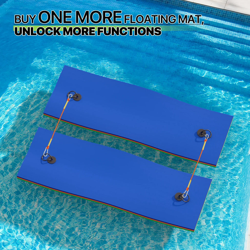 Float Lake Blue 3-Layer 6x2ft Mat Pad Lily liquid exterior Recreation liquid River Activities, XPE for Magshion Floating Foam Ocean liquid Mat, Pool Tear-Resistant Floating Pad,