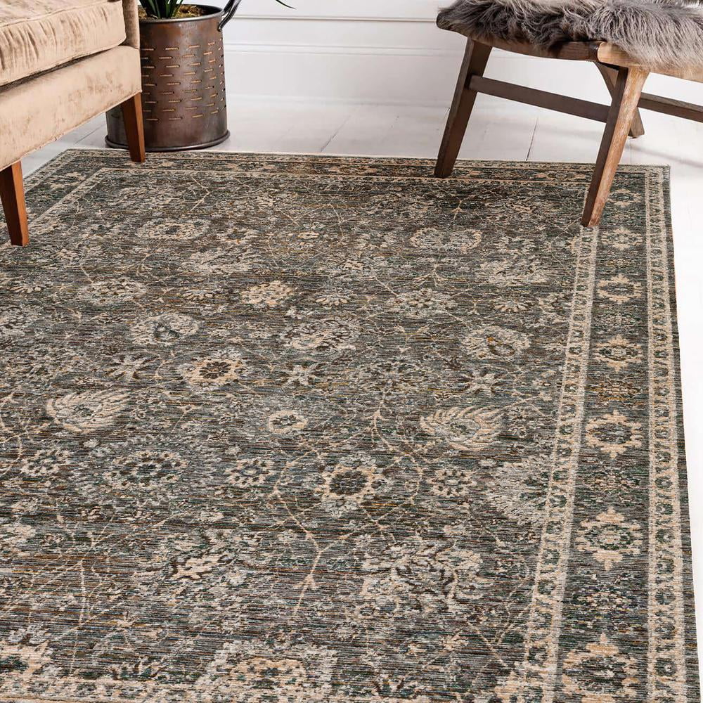 YA5 Yarra Rug 3' Pewter x Rugs 5' Dalyn