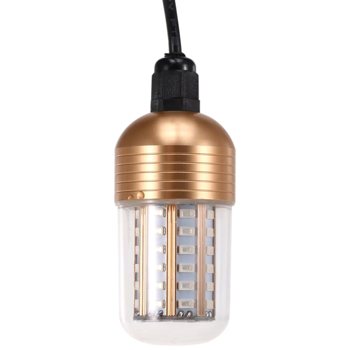 Attracting Fish Cord Bait Carevas Night Fish Underwater 60 Lamp -60V Submersible with Squid Fishing 30W Finder LEDs