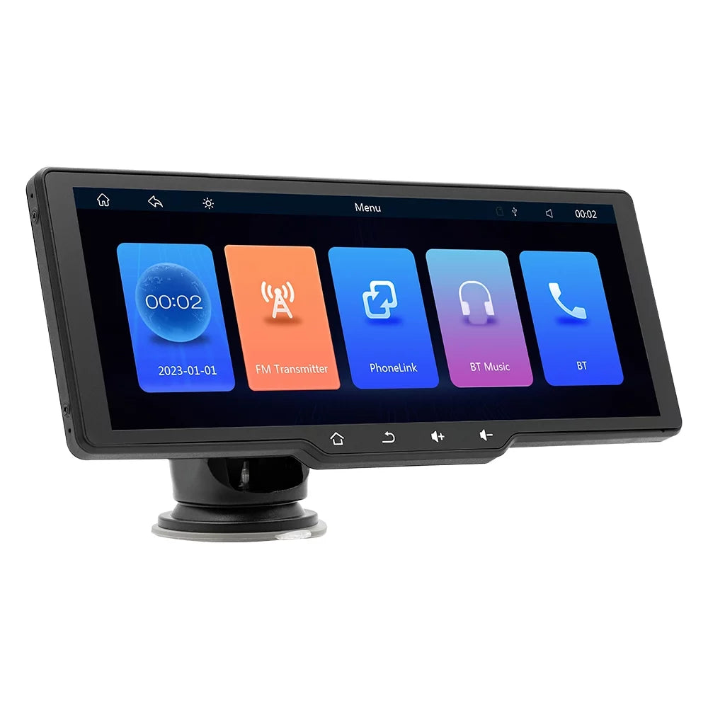 Wireless Mobilephone Camcorder Player 10.26in Recorder Car Video CarPlay Car Camera Rearview Car Camera APP Car Multi-language Portable Auto MultiMedia Dcenta Control