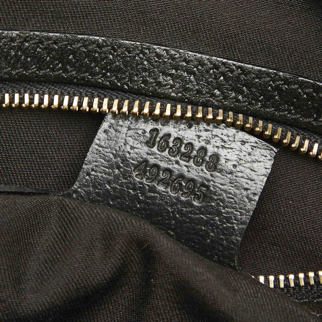 Fabric Black (Good) Women GG Canvas Bag Pre-Owned Shoulder