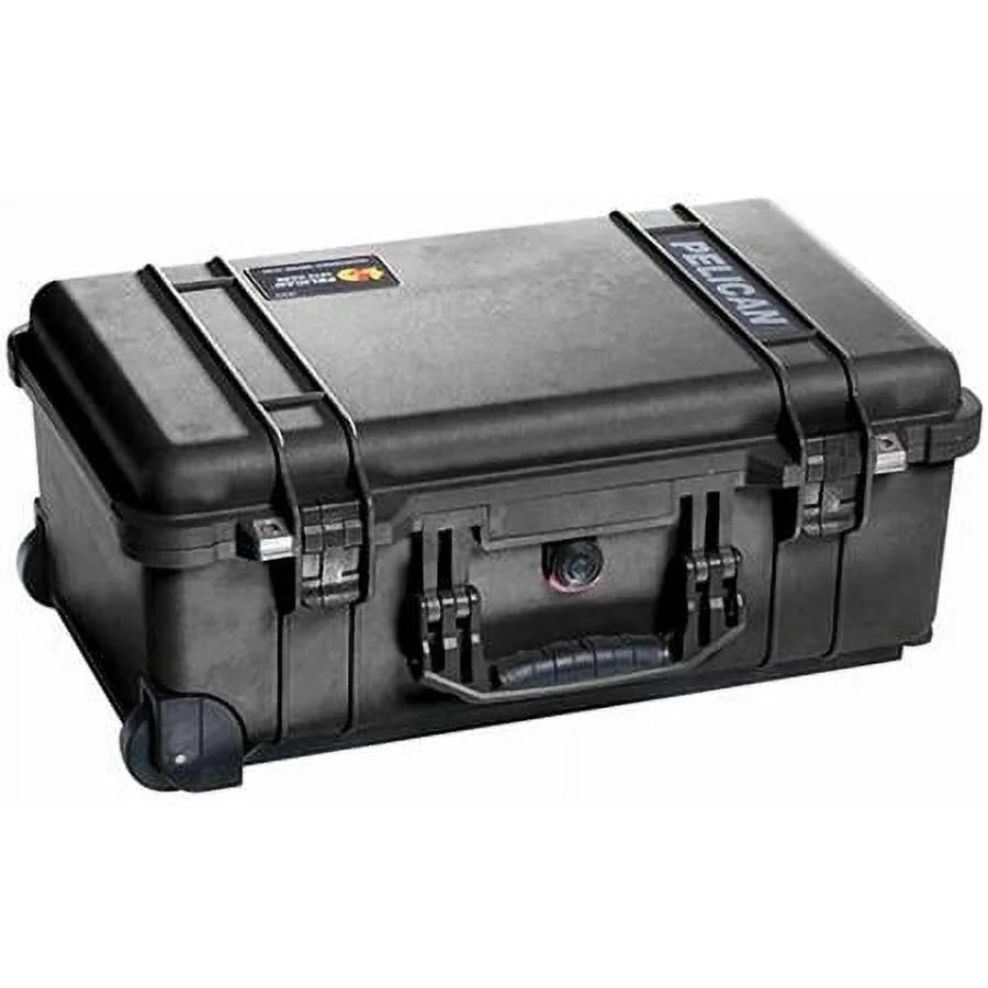 Watertight 1510LFC Laptop Wheels Case Foam Sleeve Insert, Hard On Laptop & with Black Charcoal Carry Overnight -